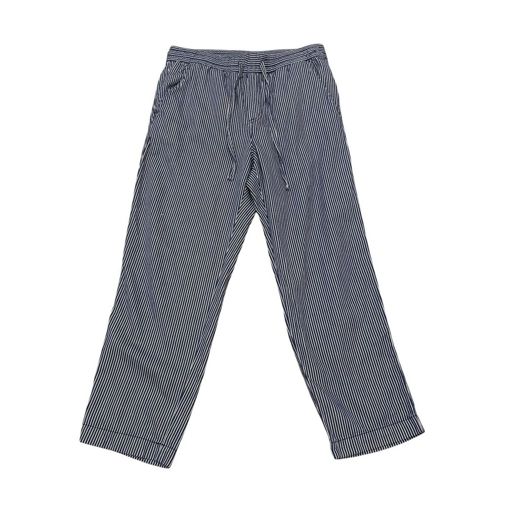 GAP Easy Pant Navy Stripe Drawstring Size S